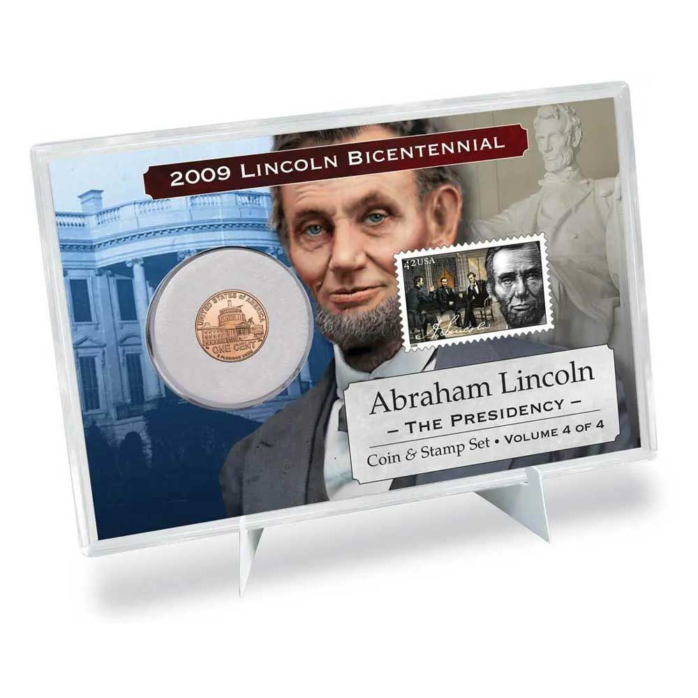 Lincoln Presidency Cent 3 2009 lincoln presidency cent coin stamp