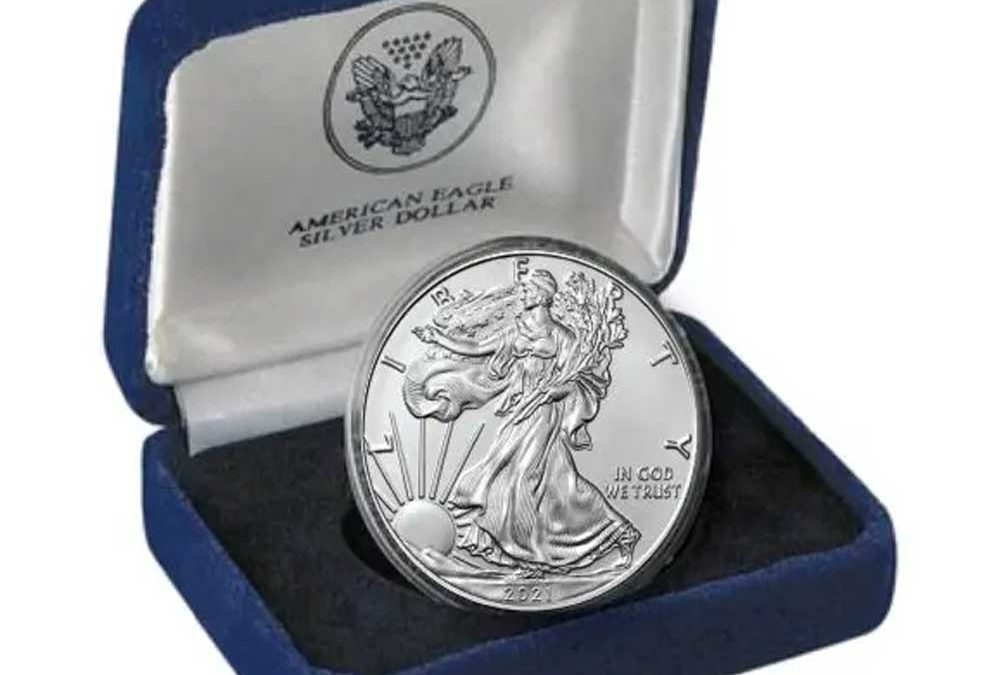 Silver Eagles in Deluxe Blue Velvet Box (2011-2025)