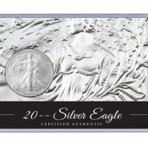 Silver Eagle Acrylic Display