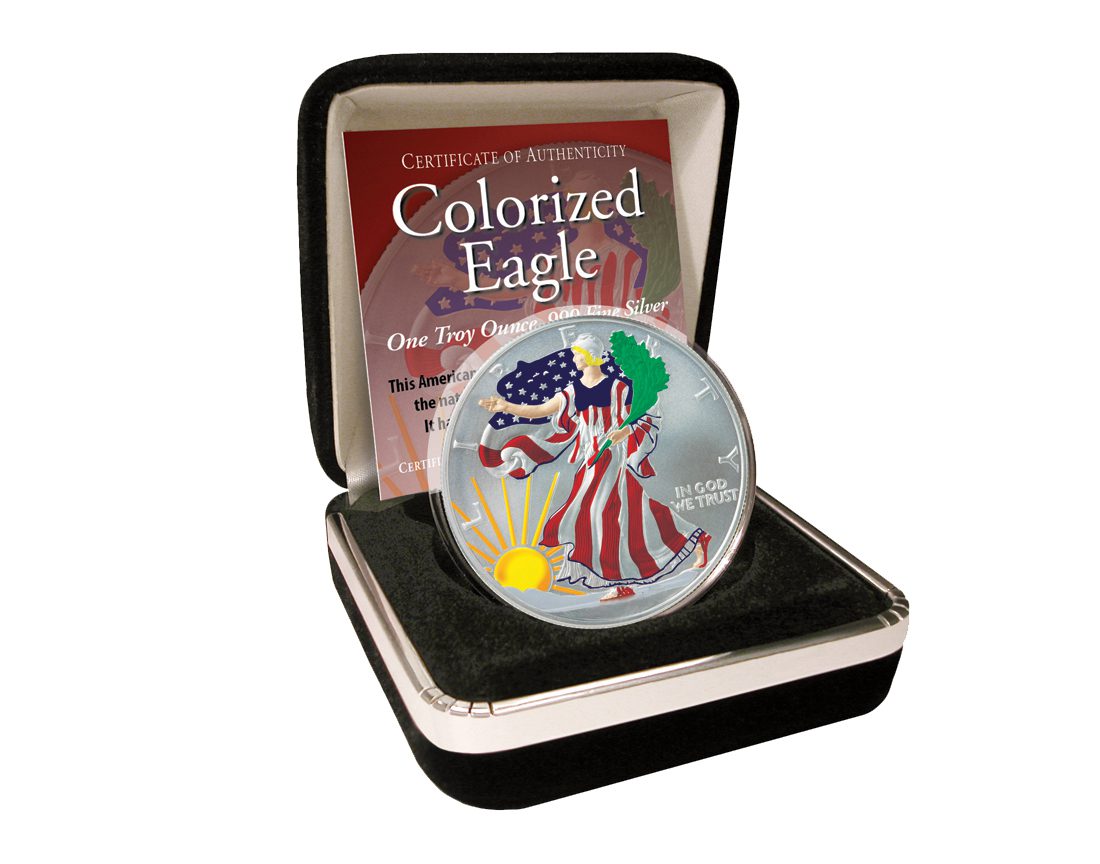 2022 Colorized Silver Eagle 1 2022 Colorized Silver Eagle