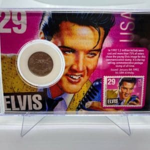 Elvis Presley Coin & Stamp Set