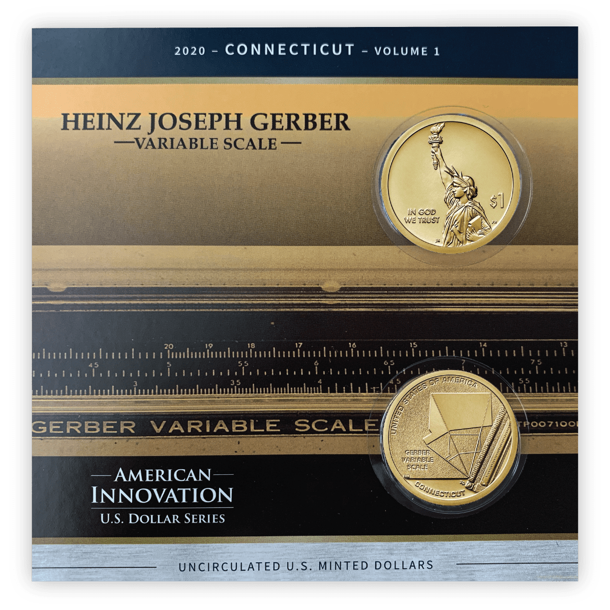 CT Heinz Gerber Variable Scale 2 American Innovations Dollar Collection-CT Heinz Gerber Variable Scale