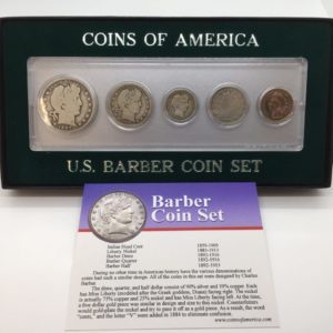 Barber Vintage Coin Collection