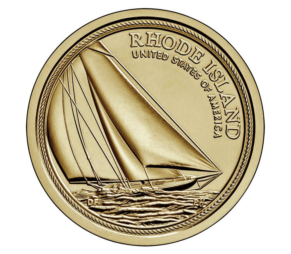 RI Nathanael Herreshoff’s Reliance Yacht 1 Reliance Yacht Coin
