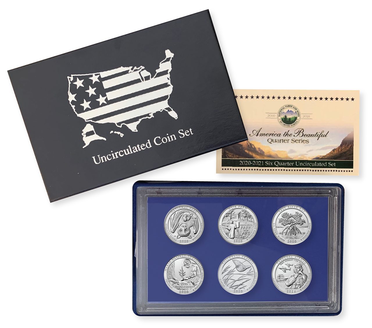 2020-21 Six Quarter Uncirculated Set 1 2020-21 Six Quarter Uncirculated Set