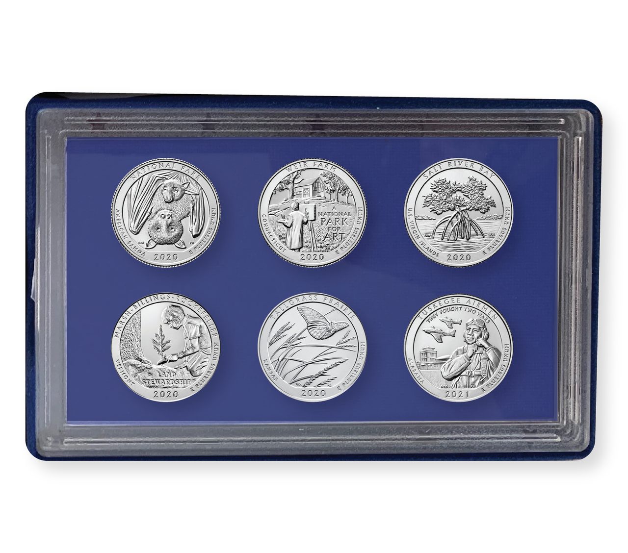 2020-21 Six Quarter Uncirculated Set 3 2020-21 Six Quarter Uncirculated Set