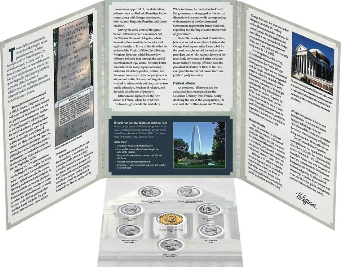 Thomas Jefferson Legacy Coin Collection 2 Thomas Jefferson Legacy Coin Collection - Image 2
