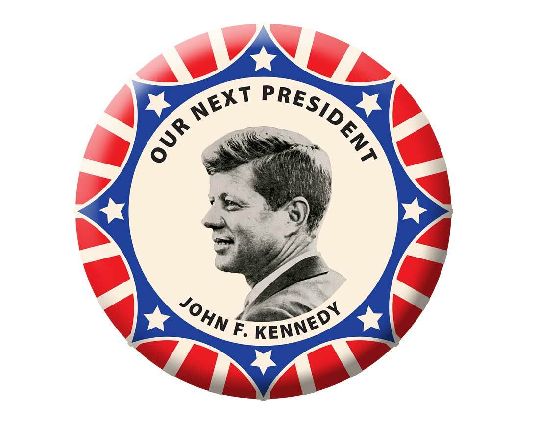 Kennedy Campaign Button Replica 1 Kennedy Campaign Button Replica