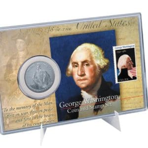 George Washington Coin & Stamp