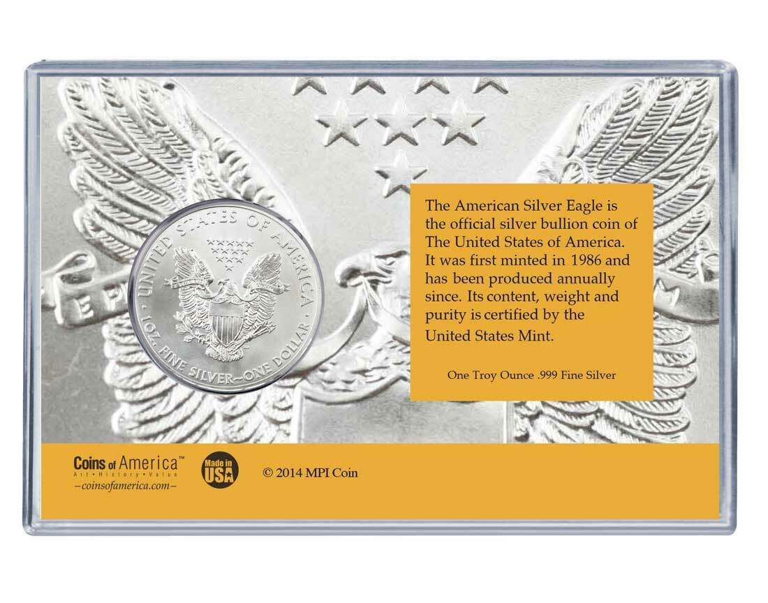 Tooth Fairy Silver Eagle Acrylic Display 2 Tooth Fairy Silver Eagle Acrylic Display - Image 2