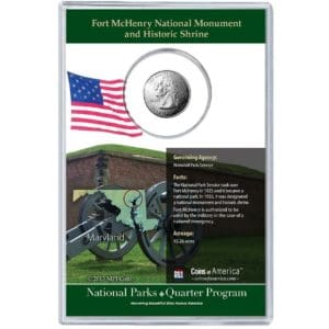 Fort McHenry National Monument and Historic Shrine Coin & Stamp Set