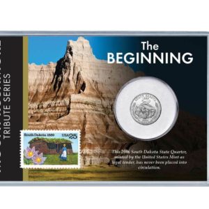 Mt. Rushmore Series The Beginning Coin and Stamp Set
