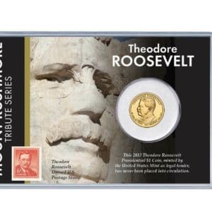 Roosevelt Dollar Coin & Stamp