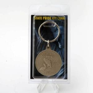 Louisiana State Quarter Keychain