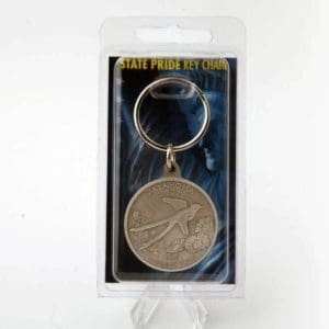 Oklahoma State Quarter Keychain