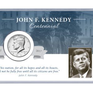 John F. Kennedy Centennial Coin and Stamp Set
