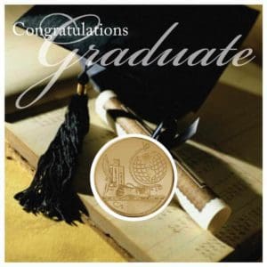 Graduation Coin Card