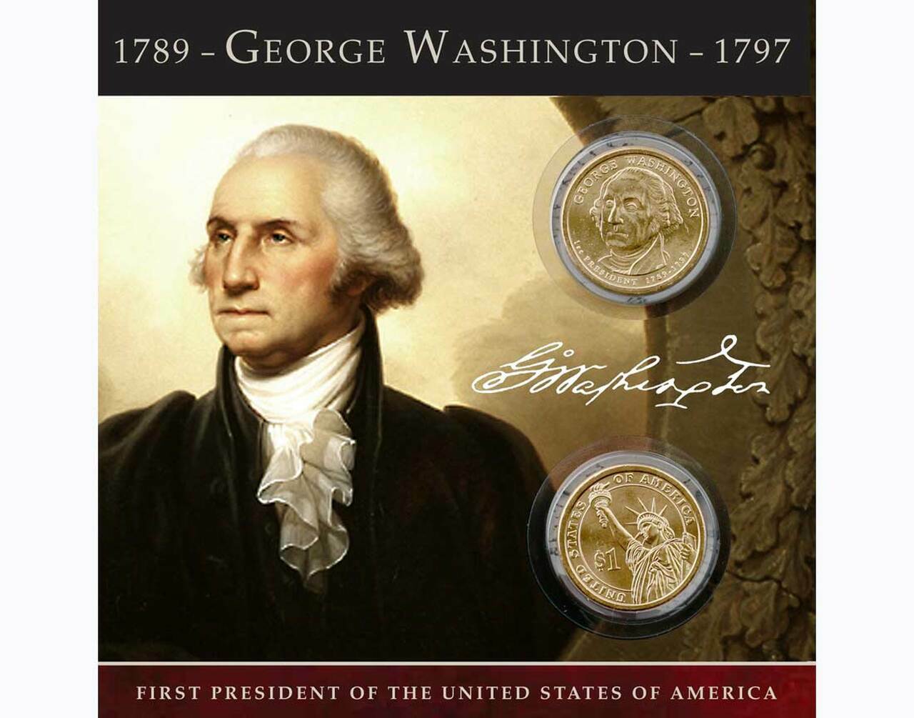 Complete Presidential Dollar Collection - Washington through Biden - 45 Collections plus Collector B 2 Complete Presidential Dollar Collection - Washington through Biden - 45 Collections plus Collector B - Image 2