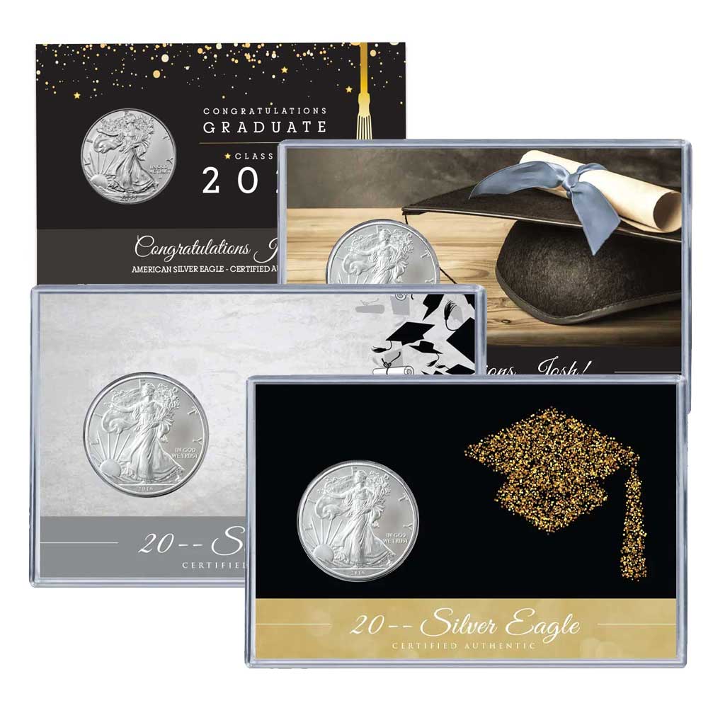 Graduation Silver Eagle Acrylic Display 1 024 Graduation Acrylics