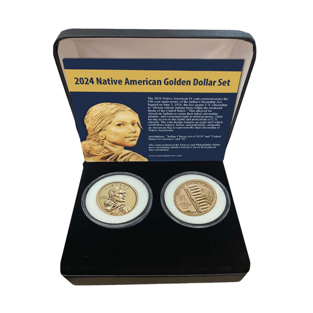 2024 Native American Dollar 2 2024 NA Dollar Box Set