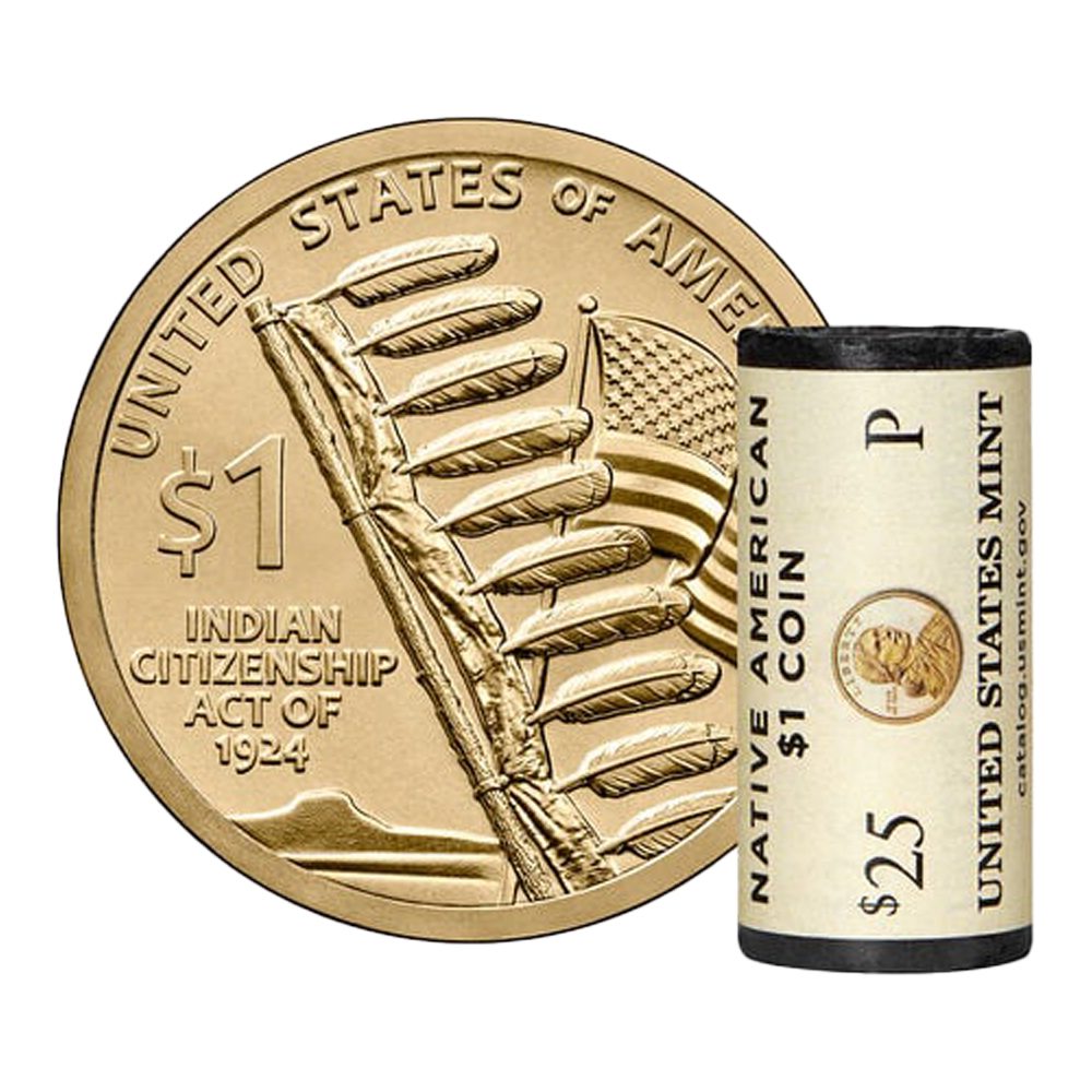 2024 Native American Dollar 3 2024 NA P Mint Dollar Roll