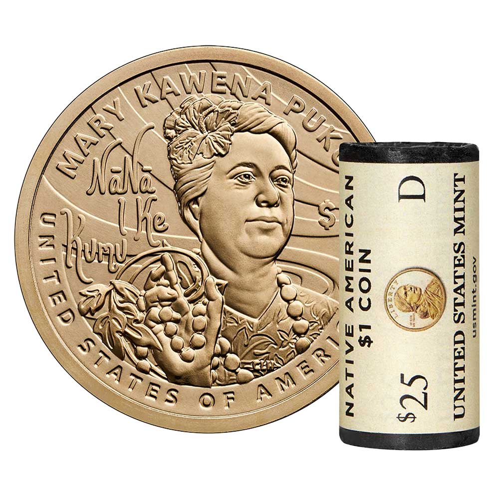 2025 Native American Dollar 3 2025 NA Dollar D Mint Roll