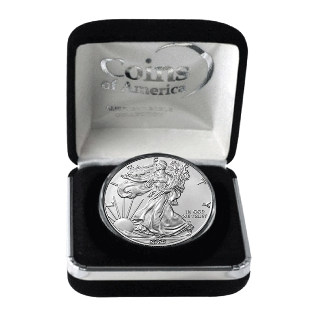2025 Silver Eagle Black Velvet Box 1 2025 Silver Eagle Black Box