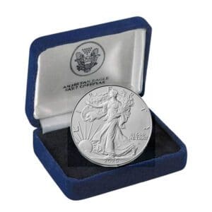 2026 Silver Eagle Blue Box