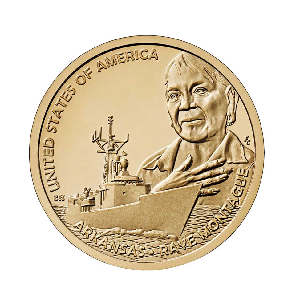 Arkansas Raye Montague 1 Arkansas Raye Montague Coin