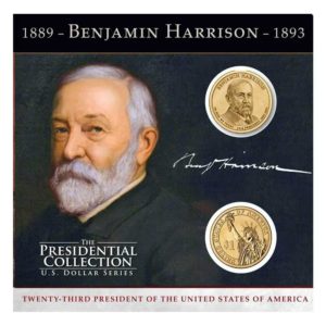 Benjamin-Harrison-Dollar-coin-collection