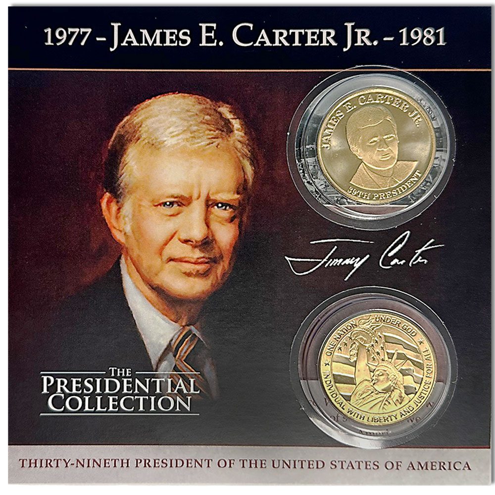 Jimmy Carter Commemorative Coin 2 Jimmy Carter Commemorative Coin - Image 2
