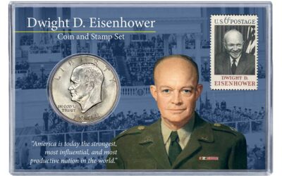 Eisenhower Coin & Stamp Set