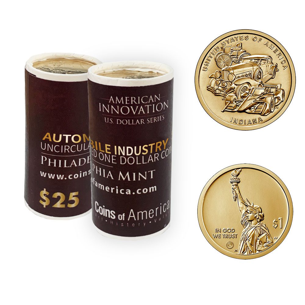 Indiana Automotive Industry 4 Indiana roll P mint