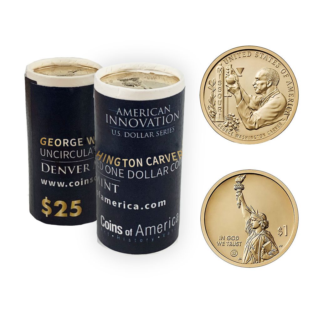 Missouri George Washington Carver 5 Missouri Roll D Mint