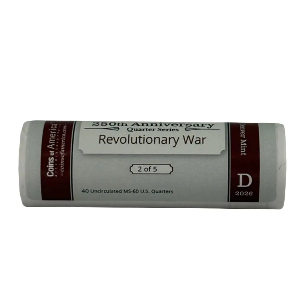 2026 Revolutionary War Quarter 6 Revolutionary war D mint Roll