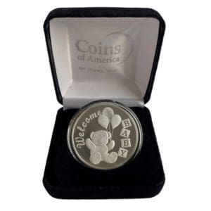 Welcome Baby Silver coin 2