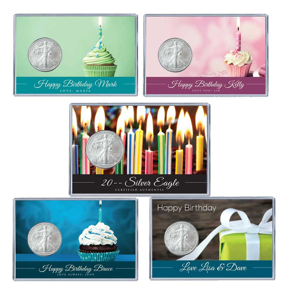 Birthday Silver Eagle Acrylic Display 1 birthday acrylic