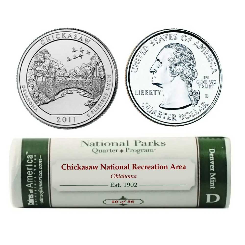 Chickasaw National Recreation Area - Oklahoma 4 chickasaw-national-park-quarter-d-roll