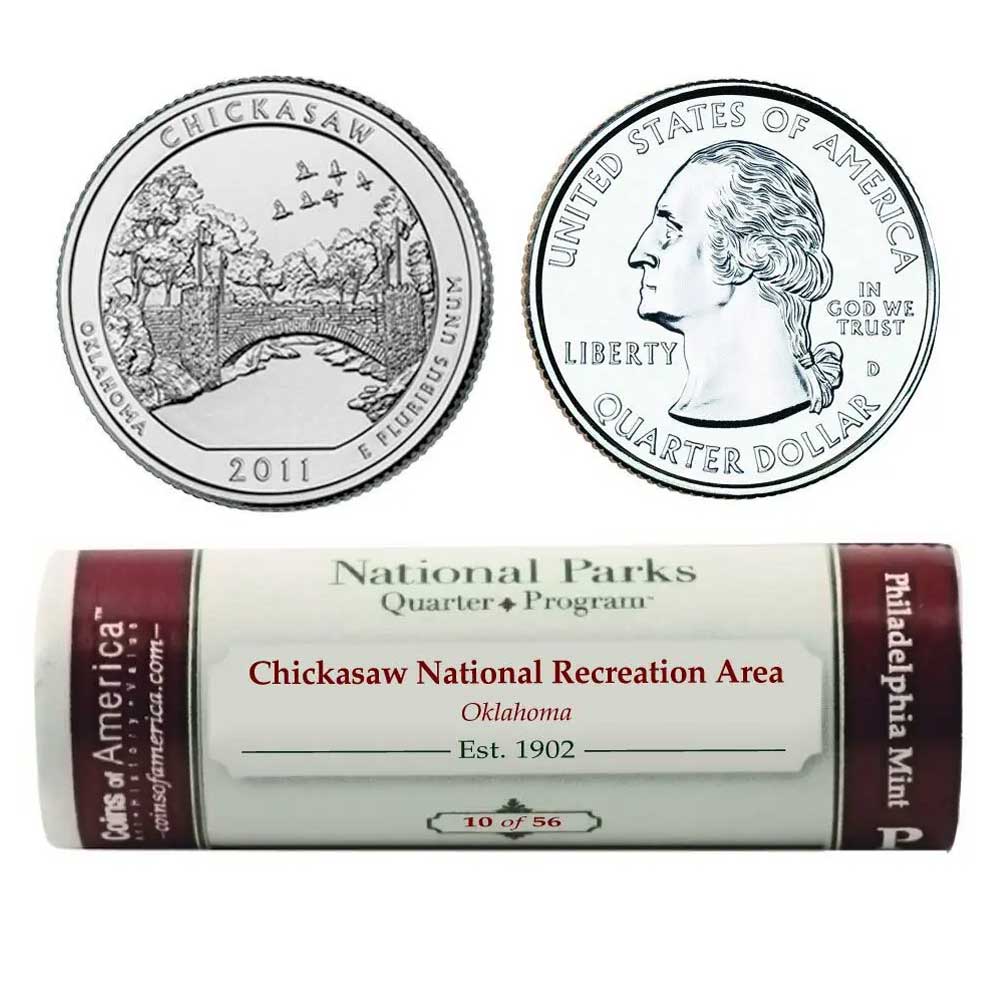 Chickasaw National Recreation Area - Oklahoma 5 chickasaw-national-park-quarter-p-roll