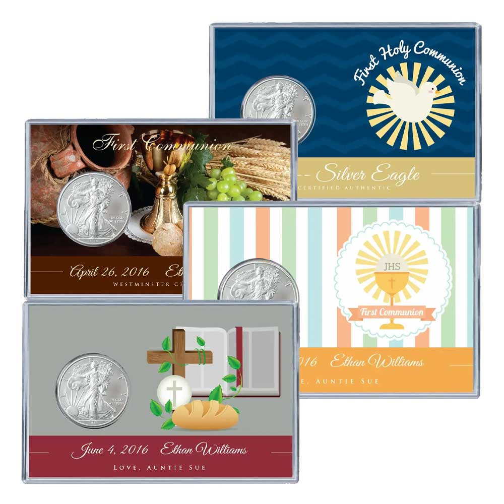 Communion Silver Eagle Acrylic Display 1 communion acrylics