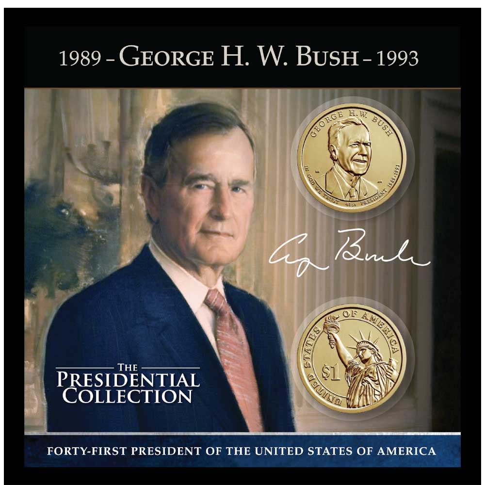 George H.W. Bush Dollar Coin 2 george-hw-bush-dollar-collection