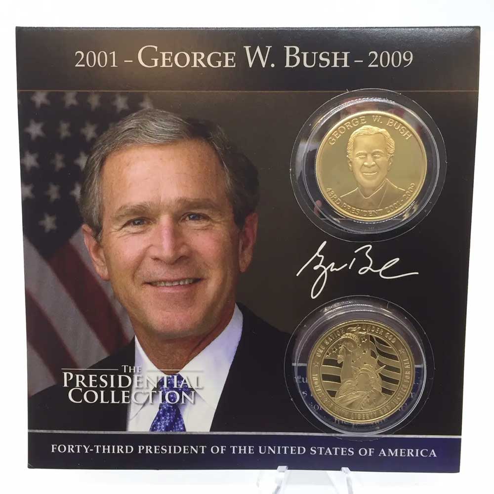 George W. Bush Commemorative Coin 2 george-w-bush-coin-collection