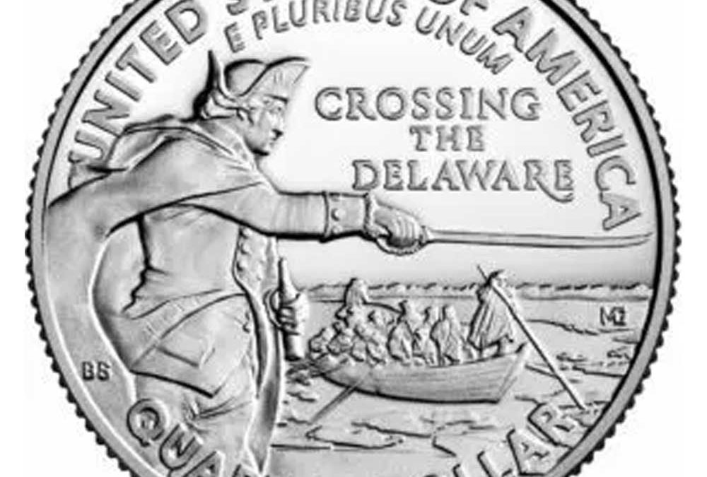 George Washington Crossing the Delaware Quarter