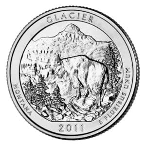 glacier national park quarter