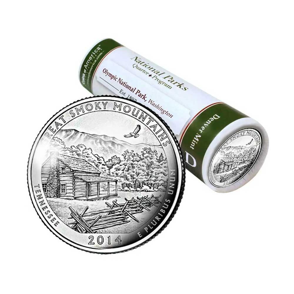 Great Smoky Mountains National Park - Tennessee 5 great-smoky-mountains-national-park-quarter-d-roll