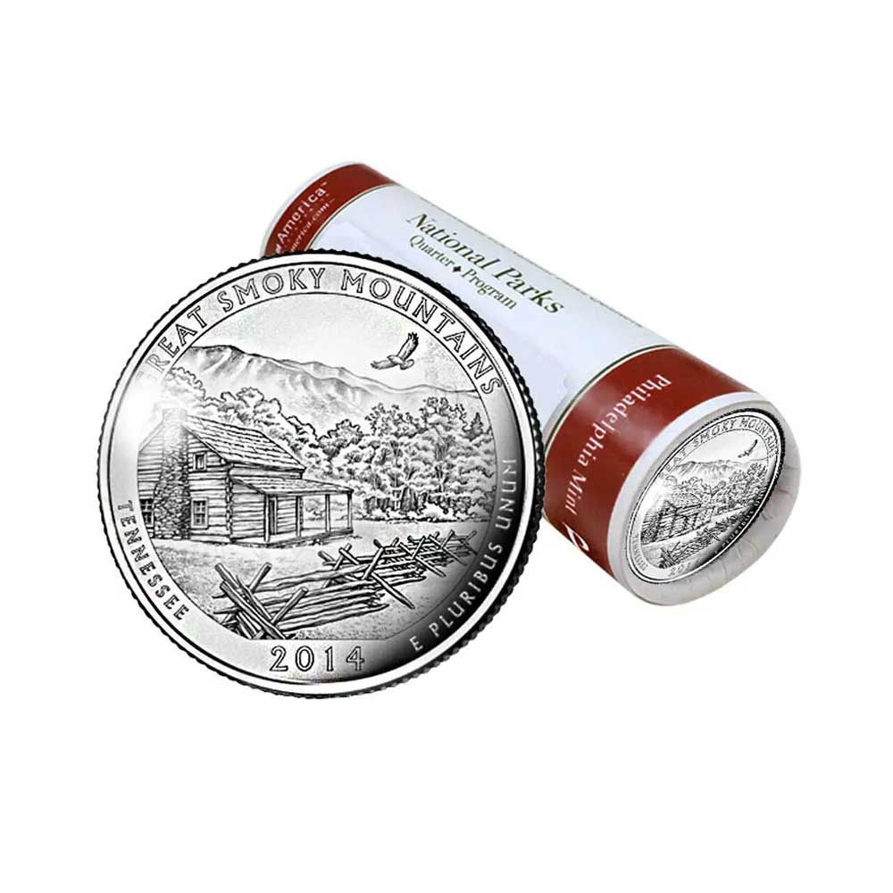 Great Smoky Mountains National Park - Tennessee 4 great-smoky-mountains-national-park-quarter-p-roll
