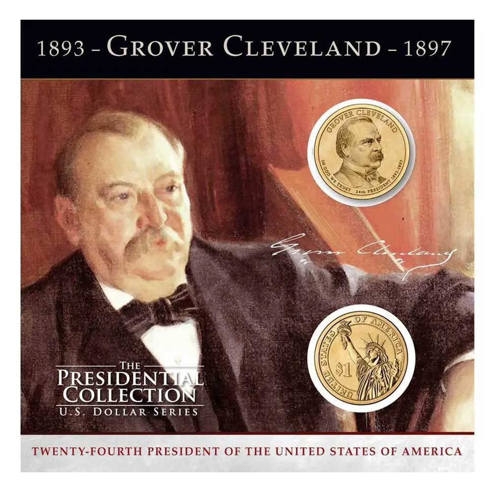 Grover Cleveland Dollar Coin - 24th Presidency 2 grover-cleveland-24-dollar-collection