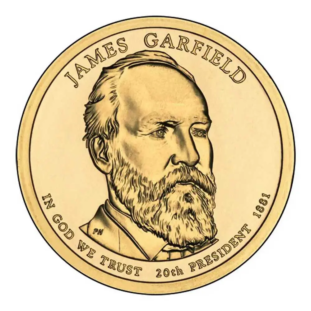 James A. Garfield Dollar Coin 1 james garfield dollar coin