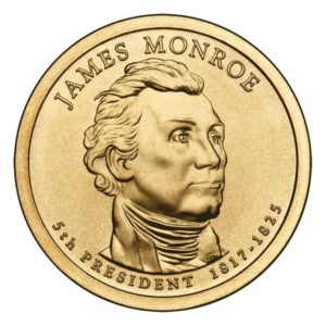 james monroe dollar coin