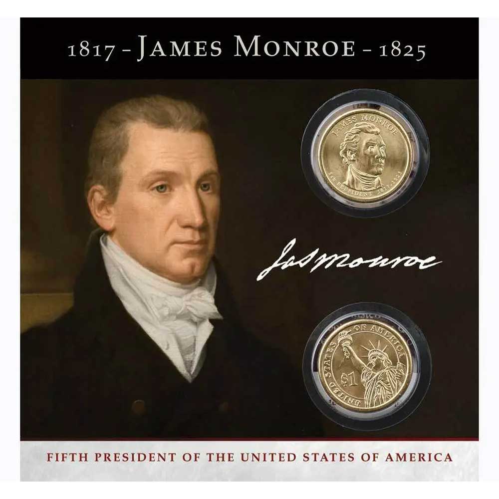 James Monroe Dollar Coin 2 james monroe dollar collection